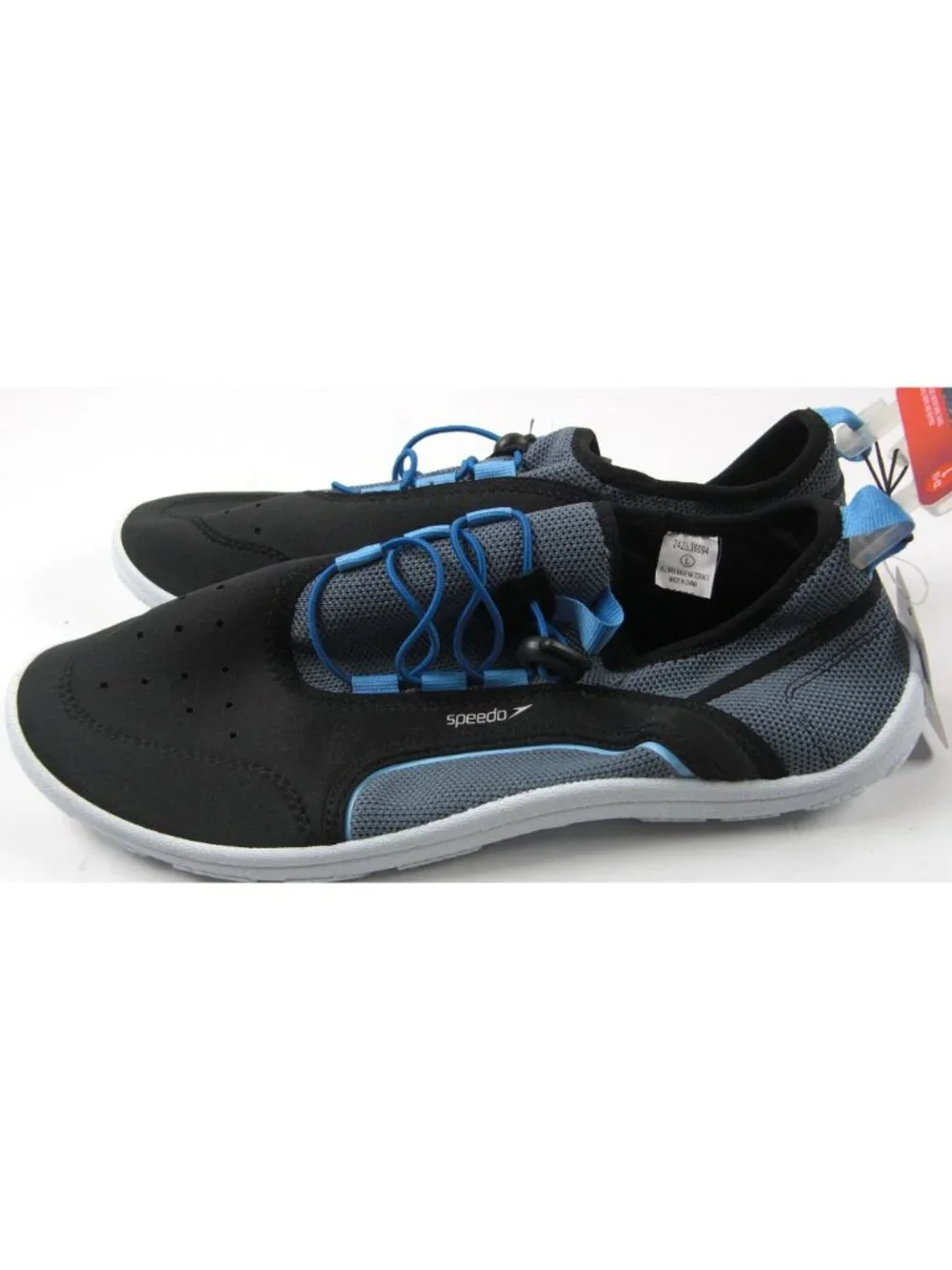 Speedo Blue Flexible Water Shoes Quick Dry Non-Slip Aqua Sneakers Size 11/12 New